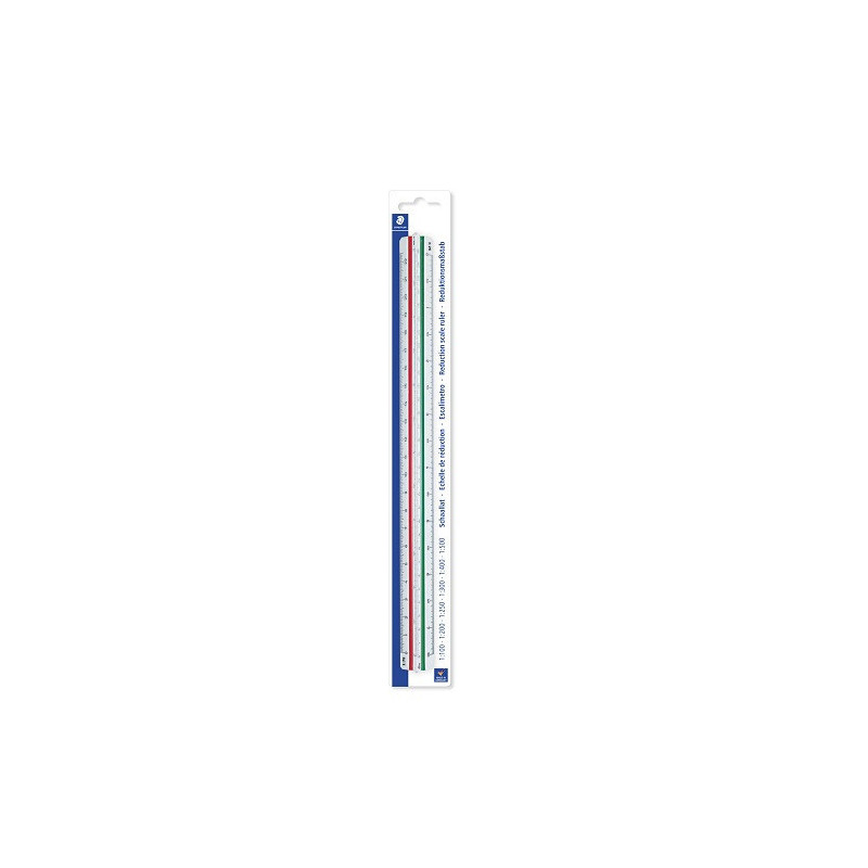 ECHELLE REDUCTION STAEDTLER 1:100-1:200-1:250-1:300-1:400-1:500