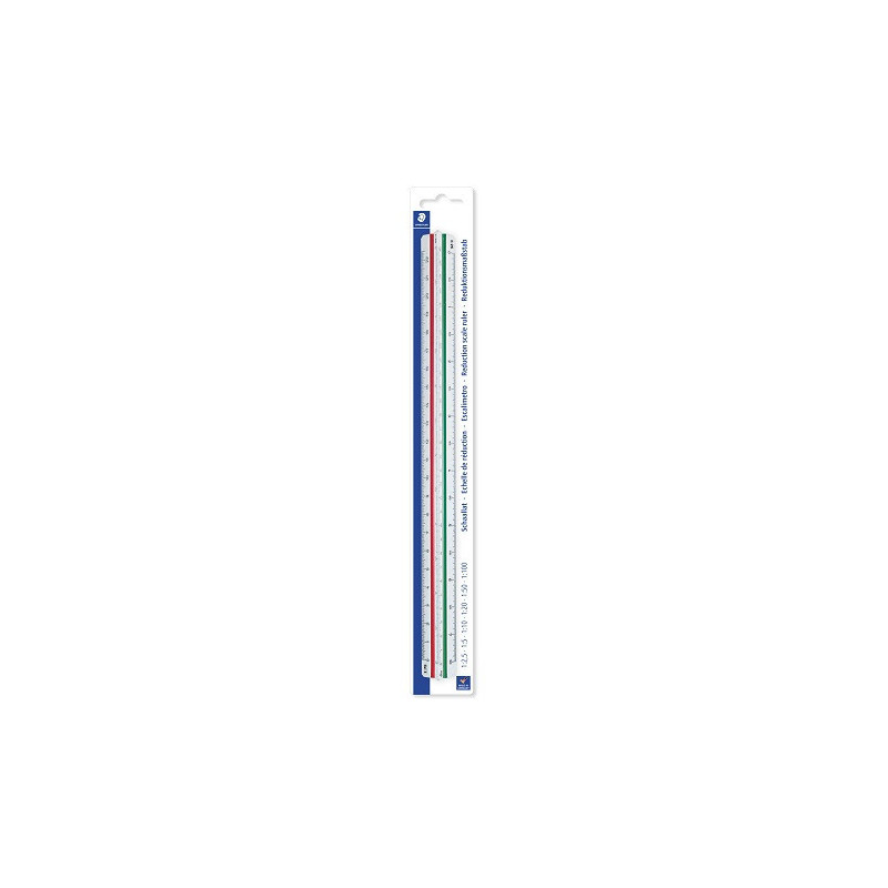 ECHELLE REDUCTION STAEDTLER DIN 1:2,5-1:5-1:10-1:20-1:50-1:100