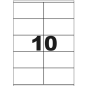 ETIQUETTE MULTICOM A4 105X57MM 100FLS