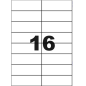 ETIQUETTE MULTICOM A4 105X37MM 100FLS
