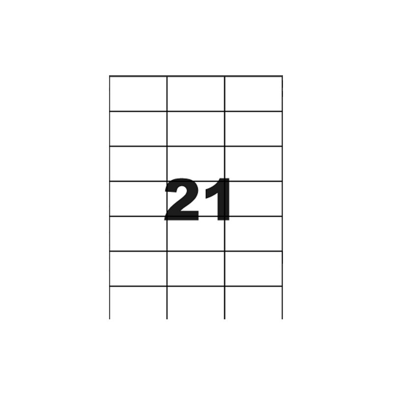 ETIQUETTE MULTICOM A4 70X42,3MM 100FLS