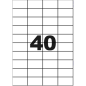 ETIQUETTE MULTICOM A4 52,5X29,6MM 100FLS