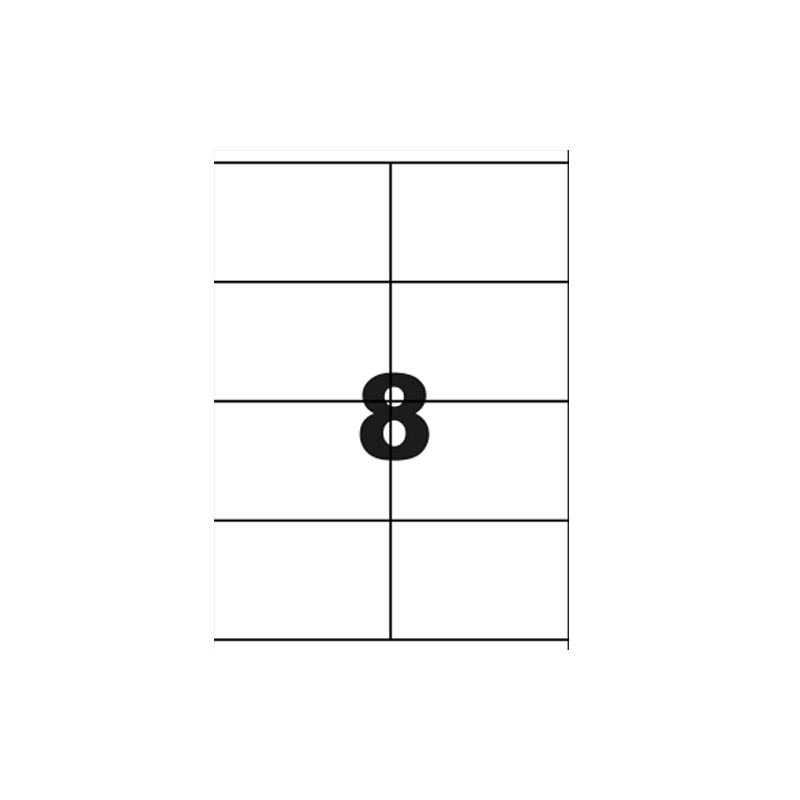 ETIQUETTE MULTICOM A4 105X70MM 100FLS