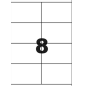 ETIQUETTE MULTICOM A4 105X70MM 100FLS