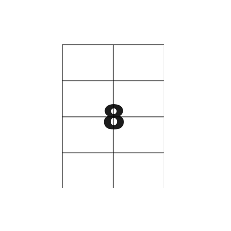 ETIQUETTE MULTICOM A4 105X74MM 100FLS