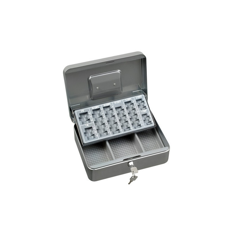 CAISSE MONNAIE JPC MONNAYEUR GRIS METAL