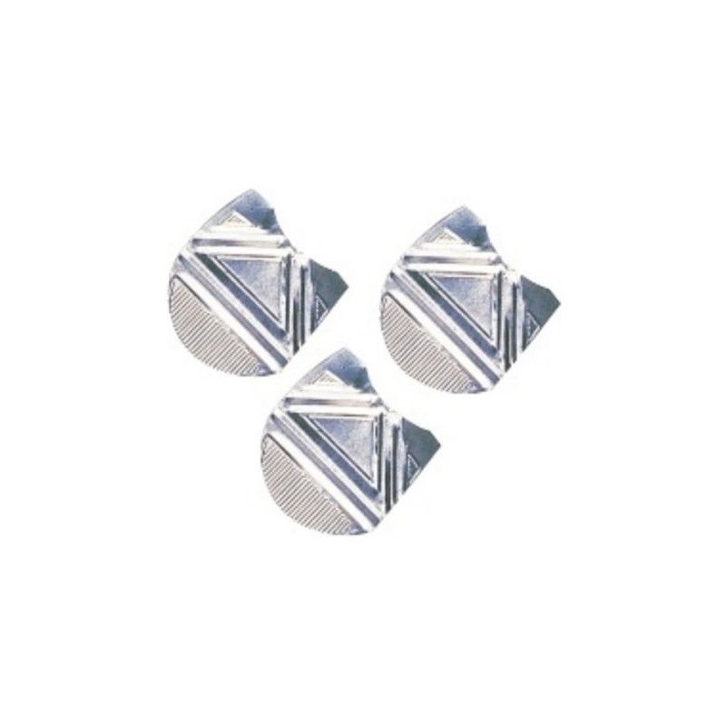 COIN-LETTRES BTE. 100PCS ARGENTEES