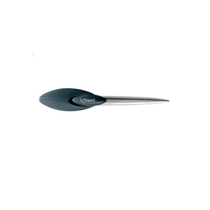OUVRE-LETTRE MAPED PLASTIQUE NOIR