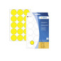 ETIQUETTE HERMA POCH. Ø 32MM JAUNE