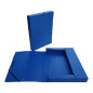 BOXE CLASSEM. A4 40MM CARTON BLEU +ELAST.