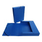 BOXE CLASSEM. A4 60MM CARTON BLEU +ELAST.