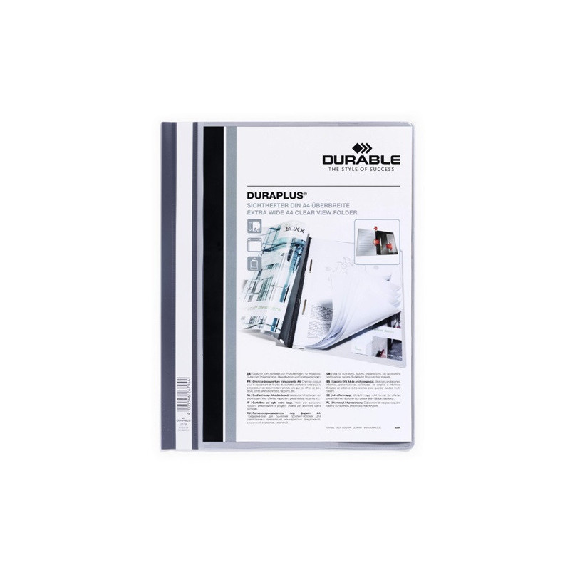 FARDE A DEVIS DURABLE GRIS A4