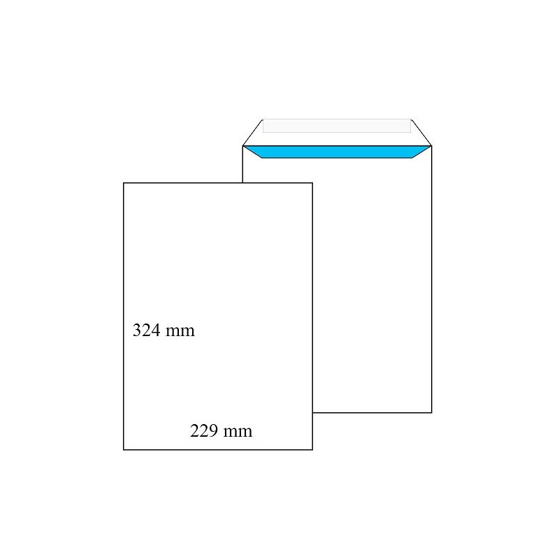 ENVEL.SAC 229X324MM BLANC STRIP ( 990910 )(C4)
