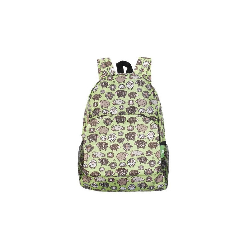 SAC A DOS ECOCHIC CUTE SHEEP GREEN