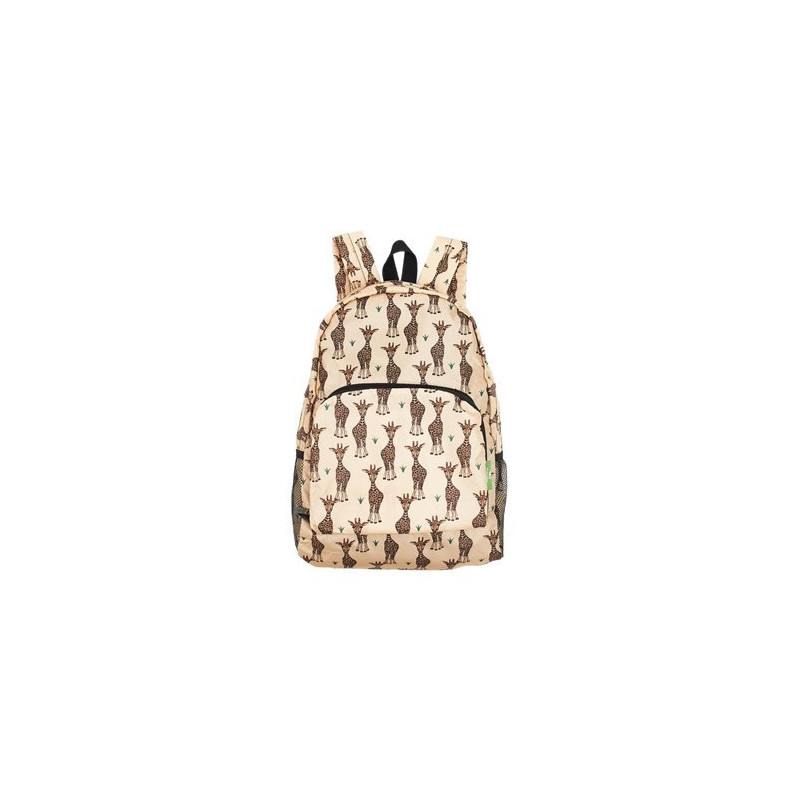 SAC A DOS ECOCHIC GIRAFFE BEIGE