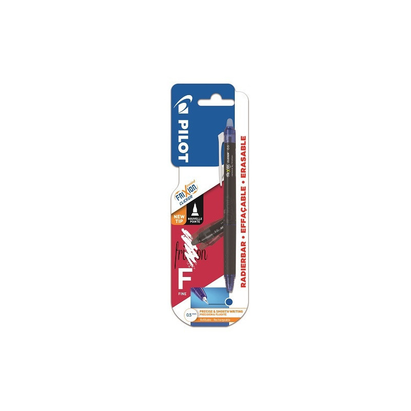 ROLLER PILOT FRIXION POINT CLICKER 0,5 BLEU BLISTER