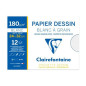 DESSIN A GRAIN CLAIREF. POCHETTE 24X32CM 12FLS 180G