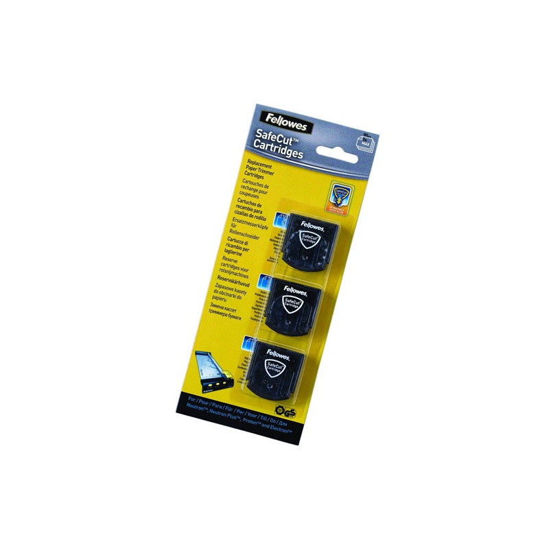 KIT FELLOWES 3 LAMES DE REMPLACEMENT POUR CISAILLE