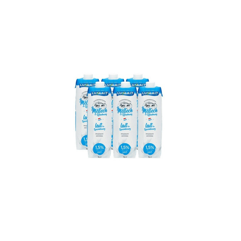 LAIT LUXLAIT UHT 1,5% 6X1L