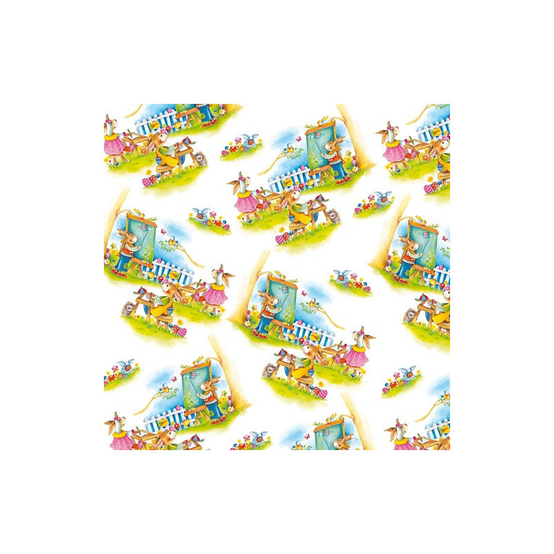 PAPIER CADEAU PAQUES BSB