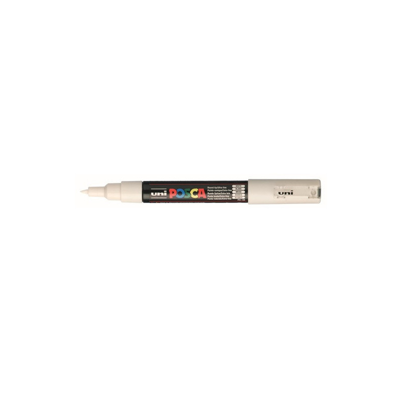 MARQUEUR POSCA POINTE CONIQUE EXTRA-FINE BLANC