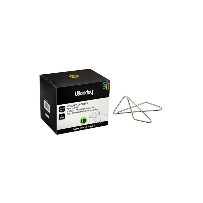 ATTACHE-GEANTES 47X53MM BTE. 100 PIECES