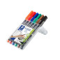 FEUTRE OHP STAEDTLER PERMANENT S 6PCS LUMOCOL.
