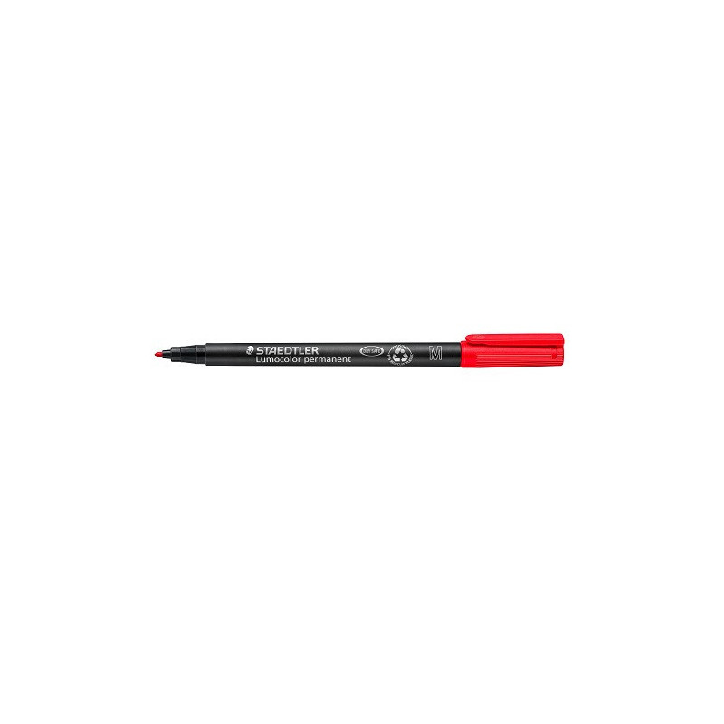 FEUTRE OHP STAEDTLER PERMANENT M ROUGE LUMOCOL.