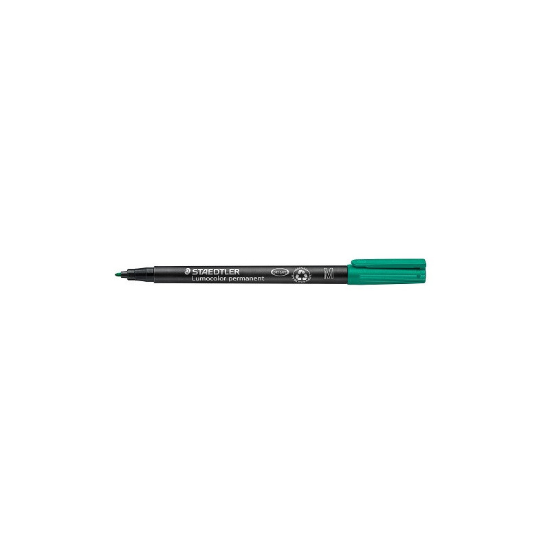 FEUTRE OHP STAEDTLER PERMANENT M VERT LUMOCOL.