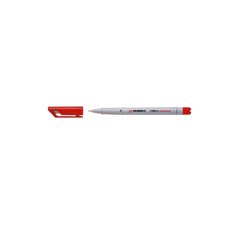 FEUTRE OHP STABILO NON-PERMANENT F ROUGE