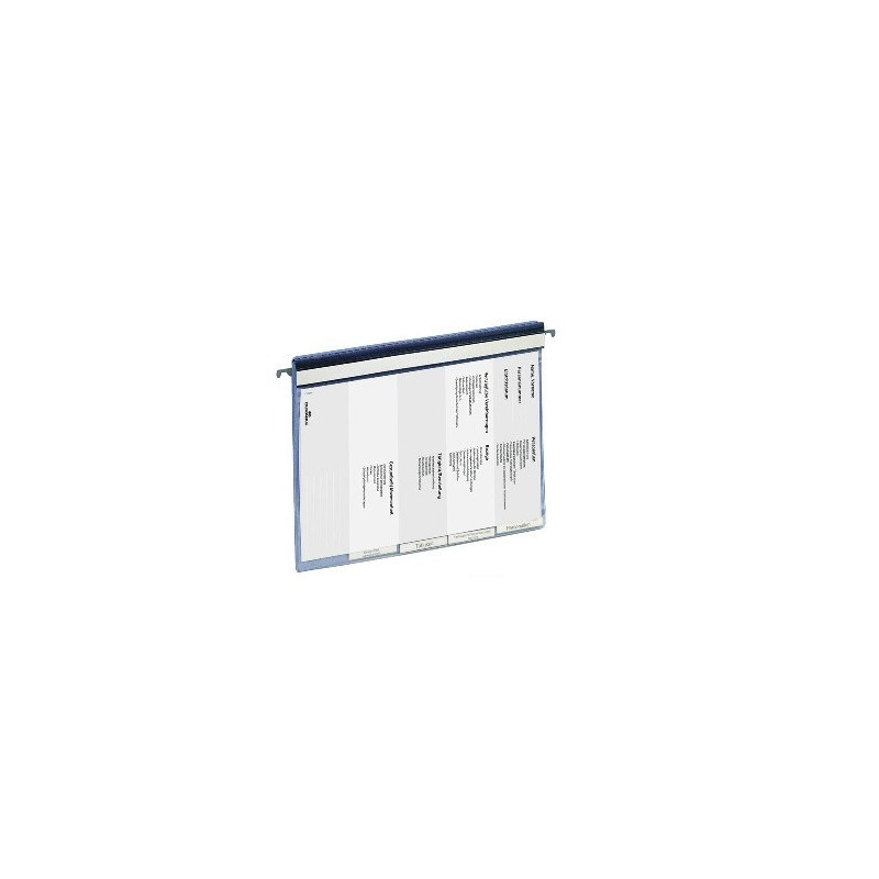 DOSSIER SUSPENDU DURABLE TIR. 5 DIVIS. BLEU