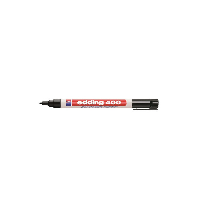 MARQUEUR PER. EDDING 400N 1MM NOIR POINTE RONDE