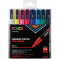 MARQUEUR POSCA 0,9-1,3MM 8PCS COULEURS BASIQUES