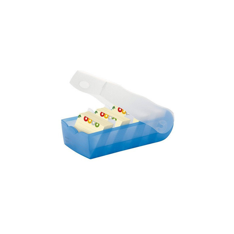 FICHIER HAN A8 CROCO BLEU TRANSLUCIDE