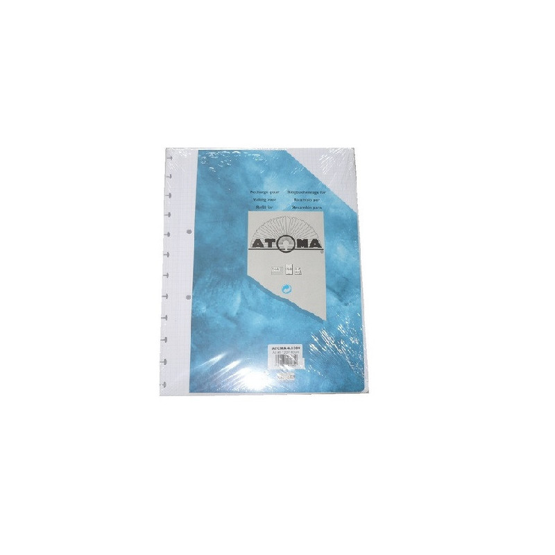 CAHIER ATOMA A4 RECHARGE QUAD. +PERF.