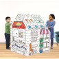 KIT EN CARTON FELLOWES GRANDE MAISON A COLORIER