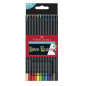 CRAYON COUL. FABER BLACK EDITION 12PCS
