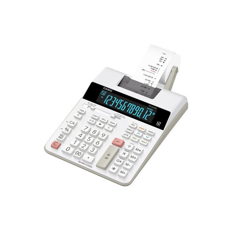 CALCULATRICE PRINTER 12 CHIF. CASIO