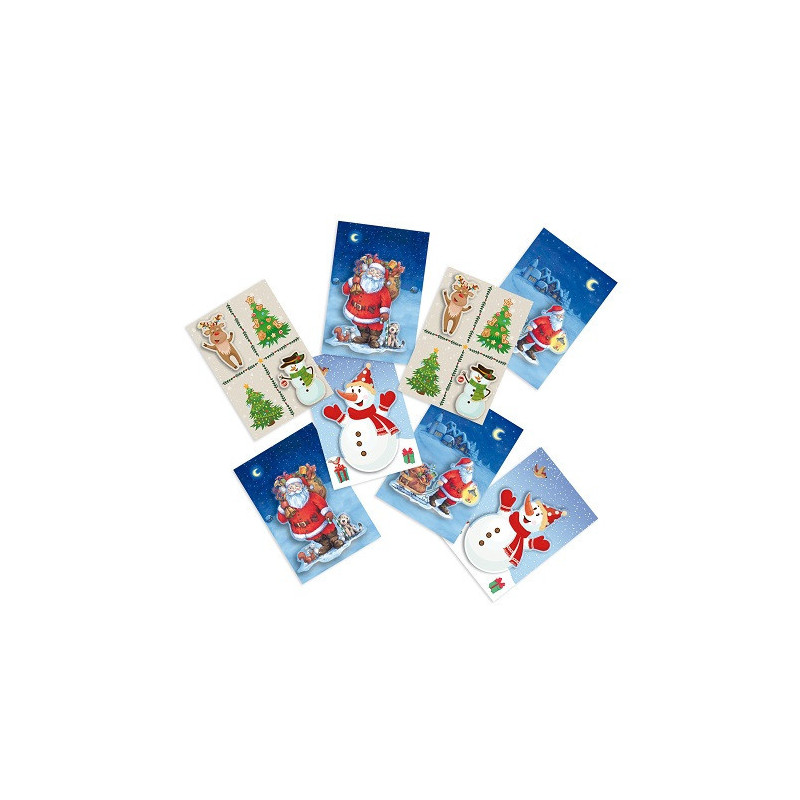 ETIQUETTE NOEL BSB 8PCS