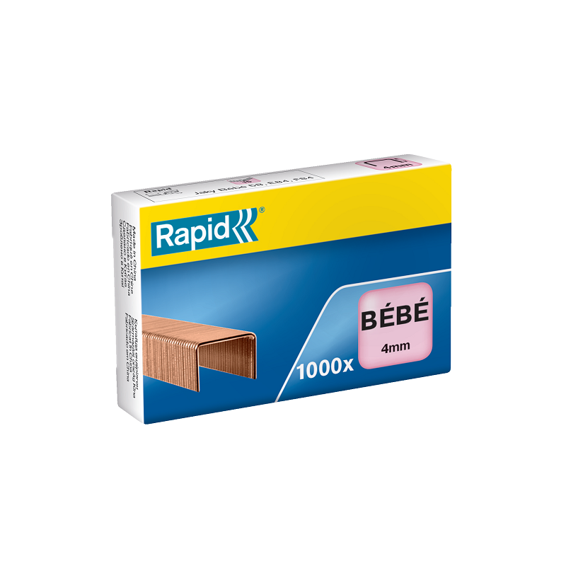 AGRAFES RAPID BEBE 4MM 1000PCS