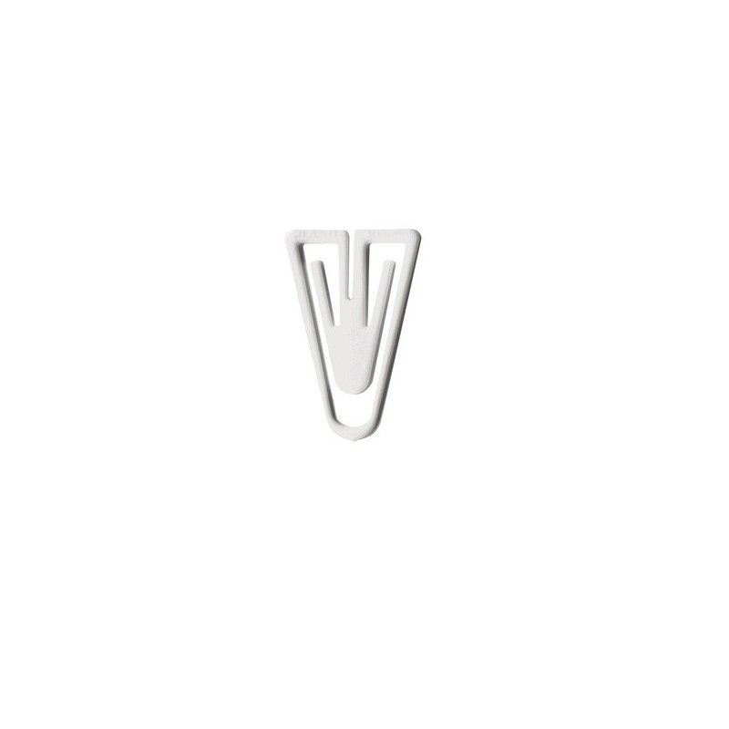 ATTACHE-LETTRES 35MM 200PCS LAUREL PLASTIQUE BLANC