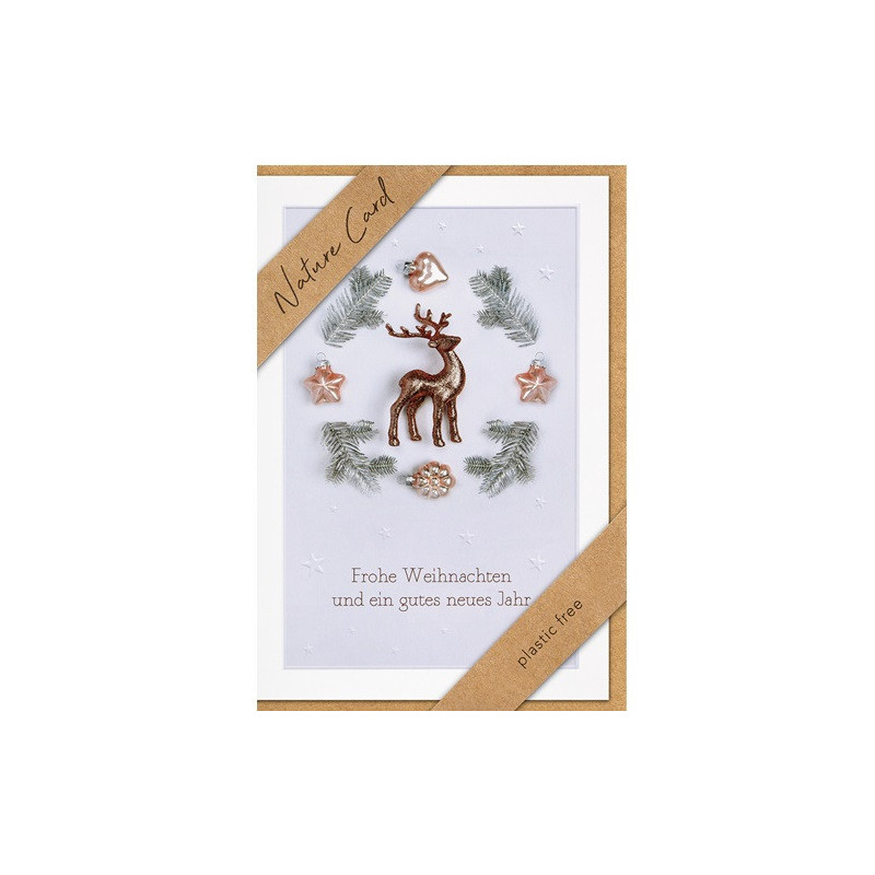 CARTE VOEUX NOEL BSB NATURE CARD