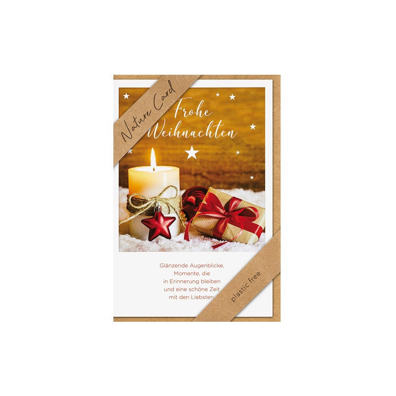 CARTE VOEUX NOEL BSB NATURE CARD