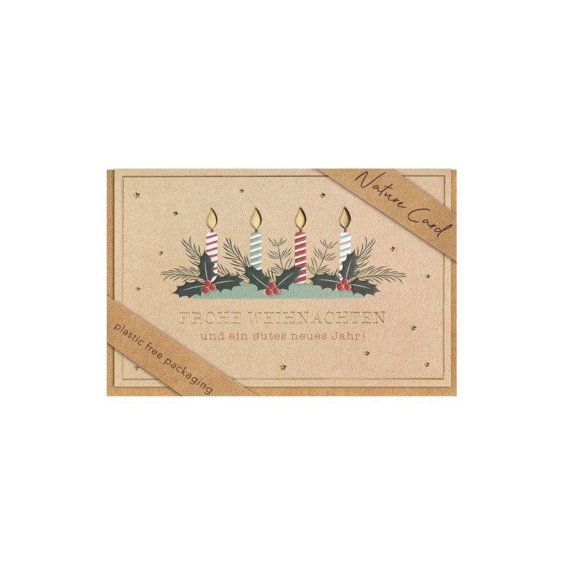 CARTE VOEUX NOEL BSB NATURE CARD