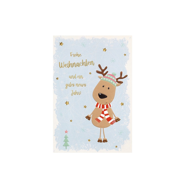 CARTE VOEUX NOEL BSB NATURE CARD