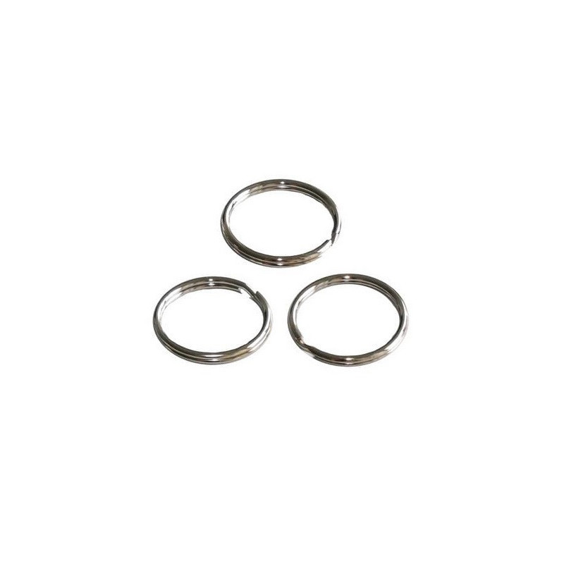 ANNEAUX POUR PORTE-CLES Ø 25MM 100PCS