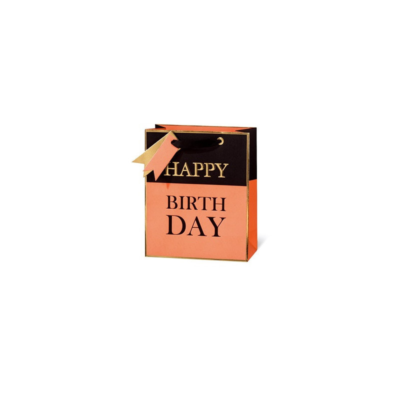 SACHET BSB 23X19X9CM BLACK & ORANGE