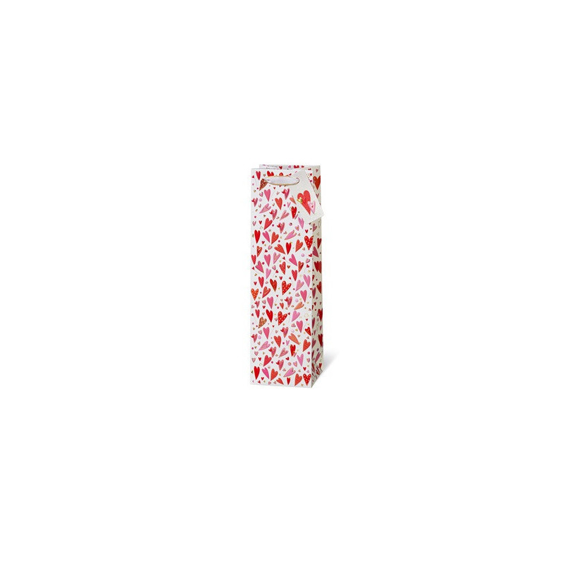 SACHET BSB BOUT. 36X10,5X10CM RED HEART