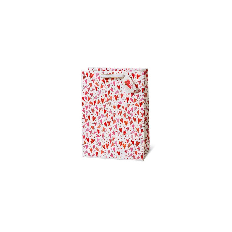 SACHET BSB 36X26X14CM RED HEART