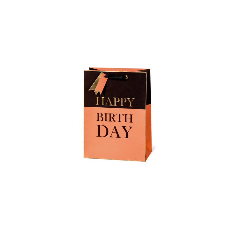 SACHET BSB 36X26X14CM BLACK & ORANGE